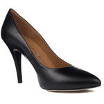 Szpilki damskie skórzane Prestige 2107 K-lico czarny OUTLET