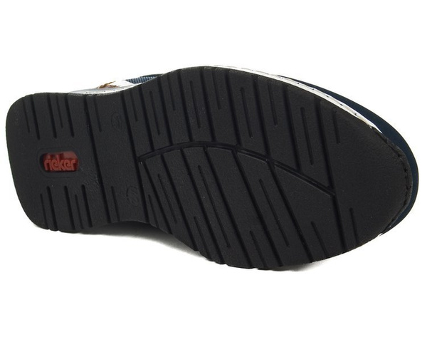 Sneakersy Rieker B5129-14 blue niebieski
