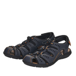 Sandały trekkingowe męskie Rieker 22021-14 blue grantowe zabudowane