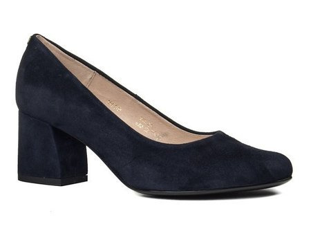 Czółenka Sala 9469/488 granat zamsz