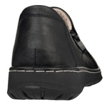 Buty na szerokie stopy damskie Potocki 90352BK czarne z zamkiem