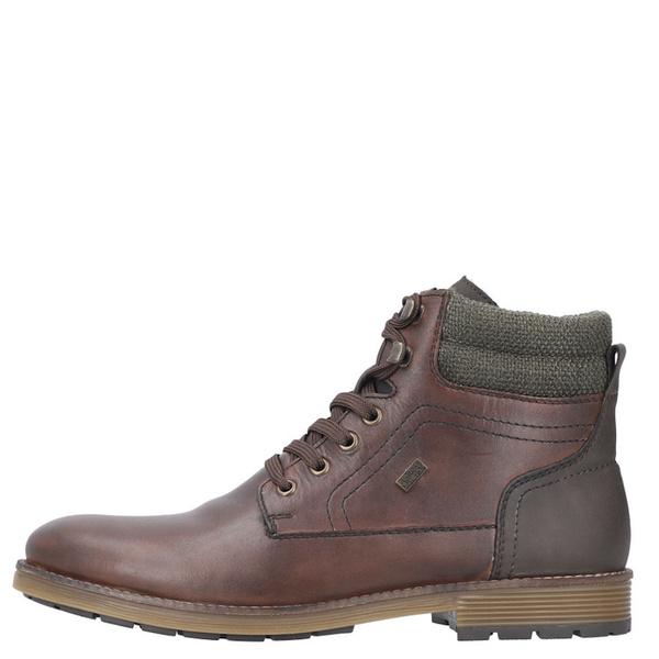 Trzewiki Zimowe Rieker F4544-25 brown skóra