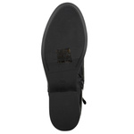 Eleganckie Botki lakierowane S.Barski HY52-527 czarne ocieplone