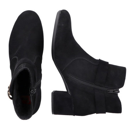 Botki damskie Rieker 70289-00 black