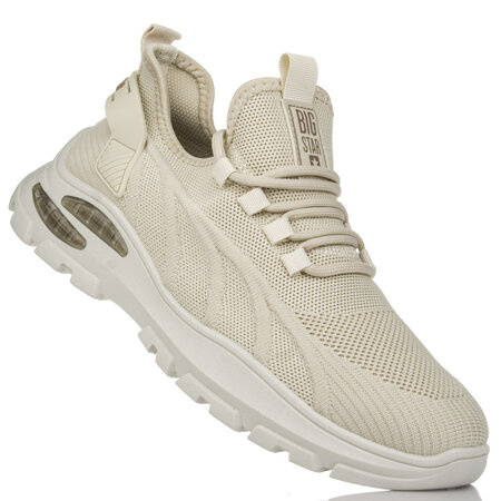 Sneakersy męskie Big Star NN174469 801 beż