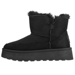 Śniegowce damskie mukluki Big Star SS274116 czarne ciepłe z futerkiem