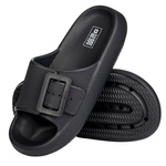 Damskie Klapki na platformie Big Star RR274A571 czarne eva lekkie