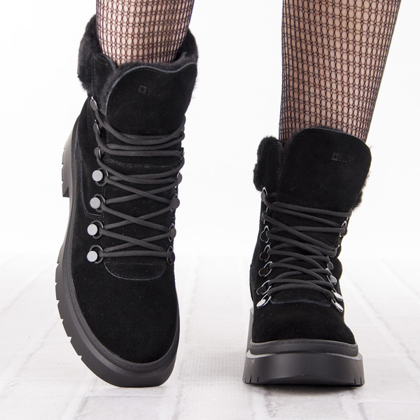 Trzewiki damskie Big Star OO274228 czarne 