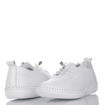 Białe półbuty skórzane T. Sokolski 2023 wht wiązane buty damskie