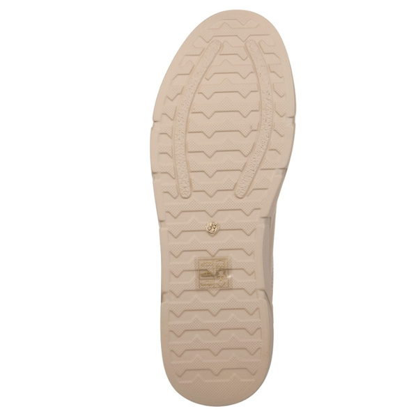 Beżowe półbuty skórzane T.Sokolski J24-213 sportowe lekkie wiązane