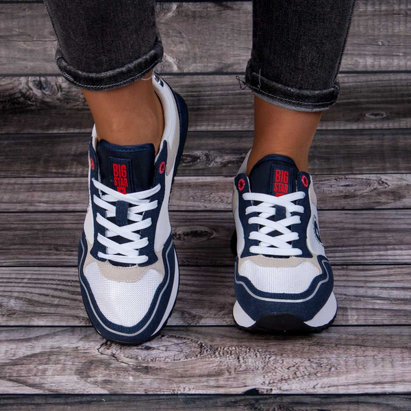 Sneakersy Big Star LL274538 biały/granat