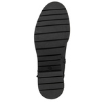 Skórzane Botki damskie Bioeco Arka 7969 czarne eleganckie ocieplone