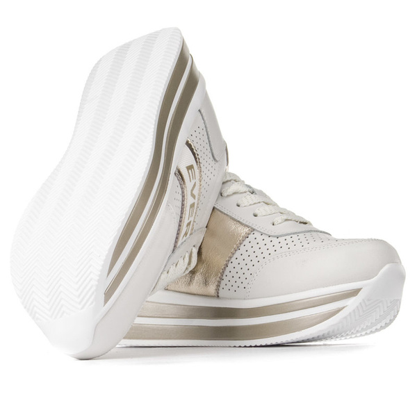 Sneakersy damskie Filippo DP1414/22 WH/GO