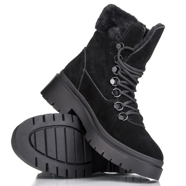 Trzewiki damskie Big Star OO274228 czarne 