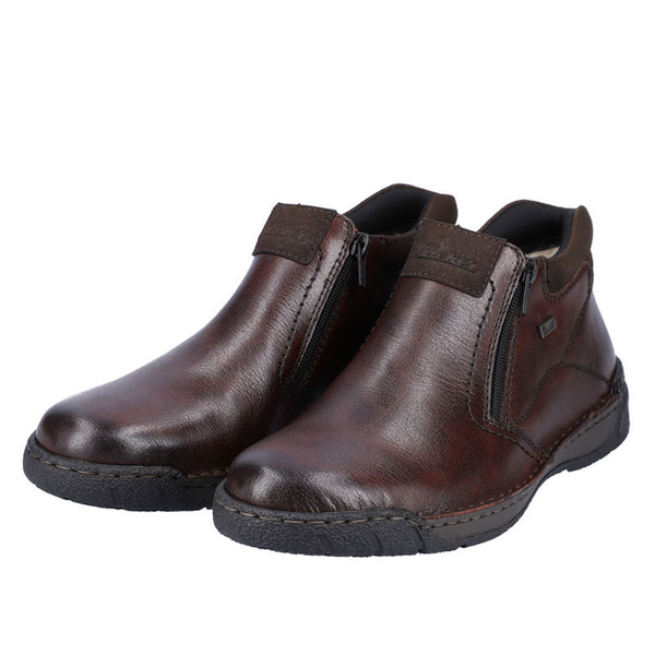 Botki męskie zimowe Rieker B0392-25 brown