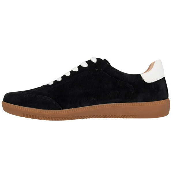 Czarne sneakersy sportowe damskie Filippo DP7492/25 BK skórzane