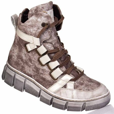 Botki Maciejka 06158 beż skóra