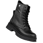 Skórzane Trzewiki damskie T.Sokolski SAR Z25-345 BLK czarne na platformie