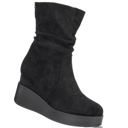 Botki T. SOKOLSKI HX 370 BLK czarne koturn