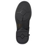 Czarne eleganckie botki damskie Filippo DBT7200/25 BK skórzane ocieplone