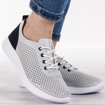 Sneakersy ażurowe Artiker 48C1481 szare 