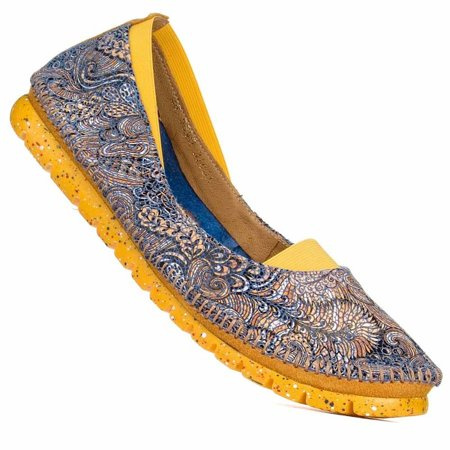 Mokasyny damskie Maciejka 05840-07/00-1 żółty