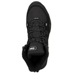Czarne wysokie buty trekkingowe męskie VB17782 black ocieplone polarem