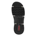 Czarne botki sportowe damskie Rieker 45920-01 ocieplone sneakersy