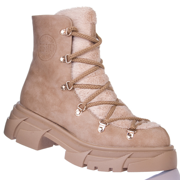 Workery damskie Big Star MM274573 camel