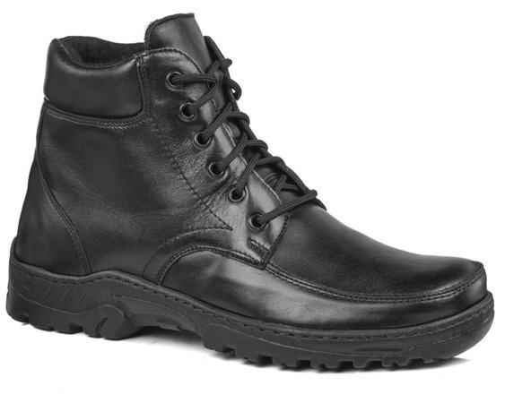 Botki męskie Wasak 0151 czarny