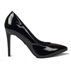 Czółenka Sala 1810/07 CZARNY LAKIER