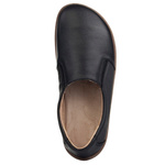 Buty Barefoot damskie wsuwane Helios 452 czarne skórzane Polskie