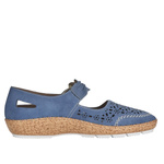 Sandały skórzane Rieker 44896-15 blue