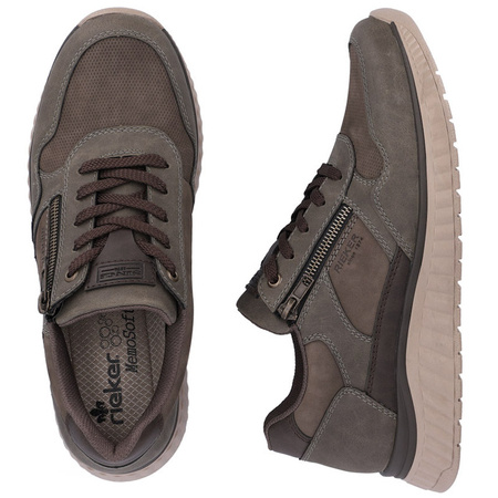 Sneakersy Rieker B0601-25 brown khaki
