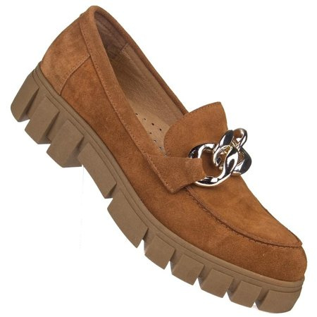 Półbuty Nessi 21085 camel w