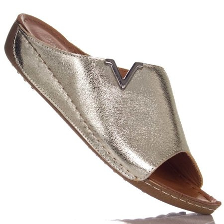 Klapki damskie T.Sokolski BK L22-301 złote