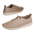 Beżowe półbuty skórzane T. Sokolski 2023 vizon wiązane buty damskie