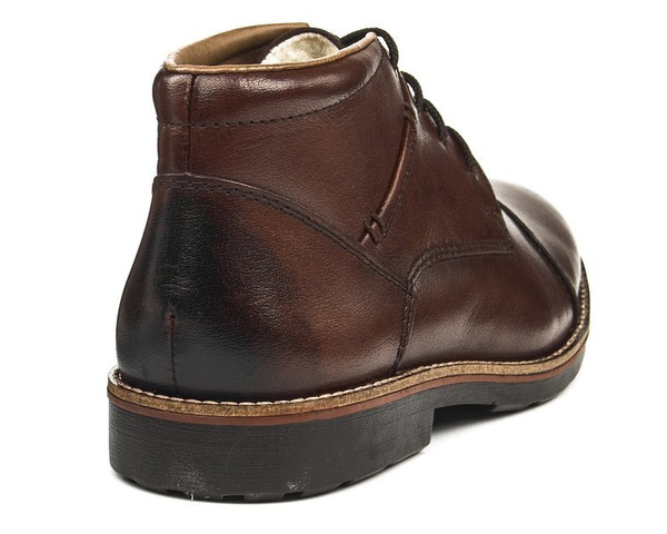 Trzewiki Zimowe Rieker 35340-25 brown Brąz 