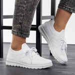 Sneakersy damskie Potocki 44300WH białe