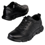 Skórzane sneakersy męskie T.Sokolski CH J25-99 BLK czarne wiązane