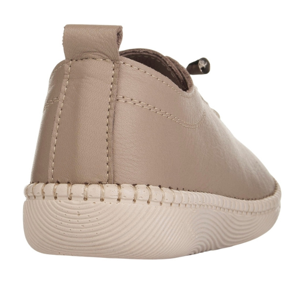 Beżowe półbuty skórzane T. Sokolski 2023 vizon wiązane buty damskie