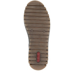 Skórzane Botki damskie Rieker Y3421-35 bordowe wygodne ocieplone