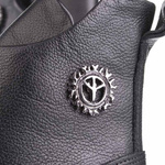 Skórzane Botki damskie T. SOKOLSKI SAR Z25-389 BLK czarne ocieplone