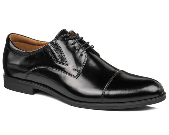 Półbuty Conhpol 6757 czarny XXL EXTRA WIDE