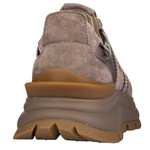 Beżowe sneakersy na platformie damskie Filippo DP7408 TP skórzane