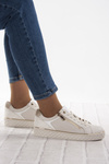 Sneakersy Marco Tozzi 23709-41 cream comb wiązane beżowe