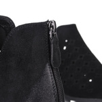 Czarne ażurowe botki zamszowe Potocki 12664BK z dziurkami
