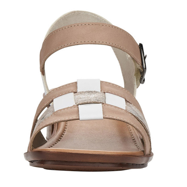 Sandały damskie Rieker 62676-62 beige kombi 