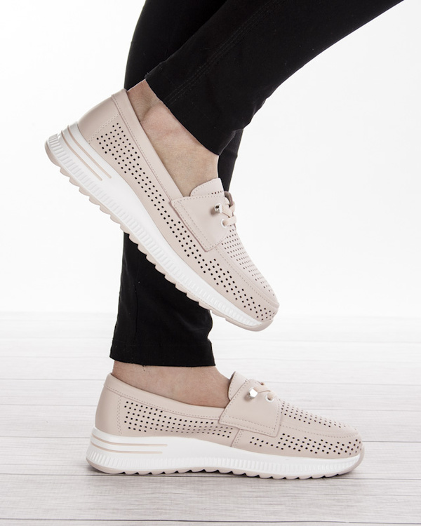Sneakersy ażurowe Artiker 52C1888 pink różowe