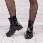 Botki damskie Nessi 22359 czarny 711